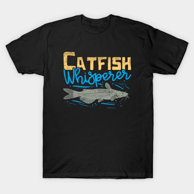 Flat Head Catfish Whisperer Mudcat T-Shirt by Dolde08